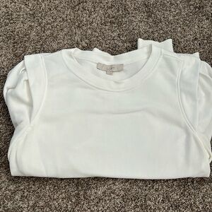 LOFT White Sweatshirt